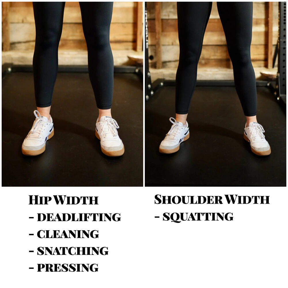 shoulder width and hip width