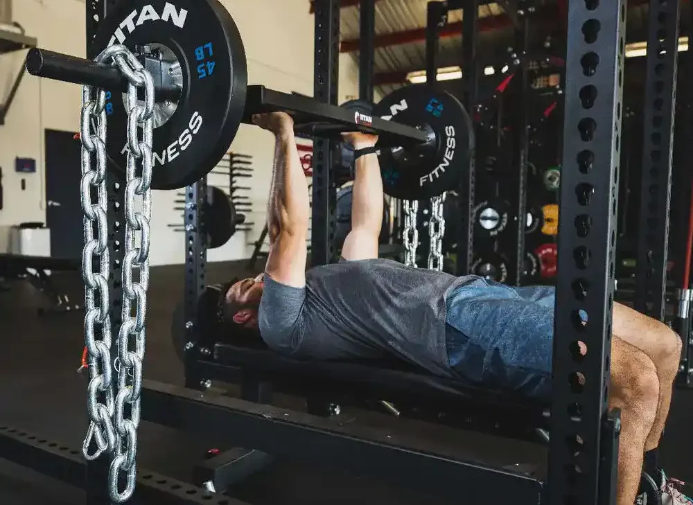 bench press with chains Variable Resistance Training