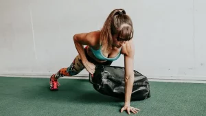 sandbag core strength workout
